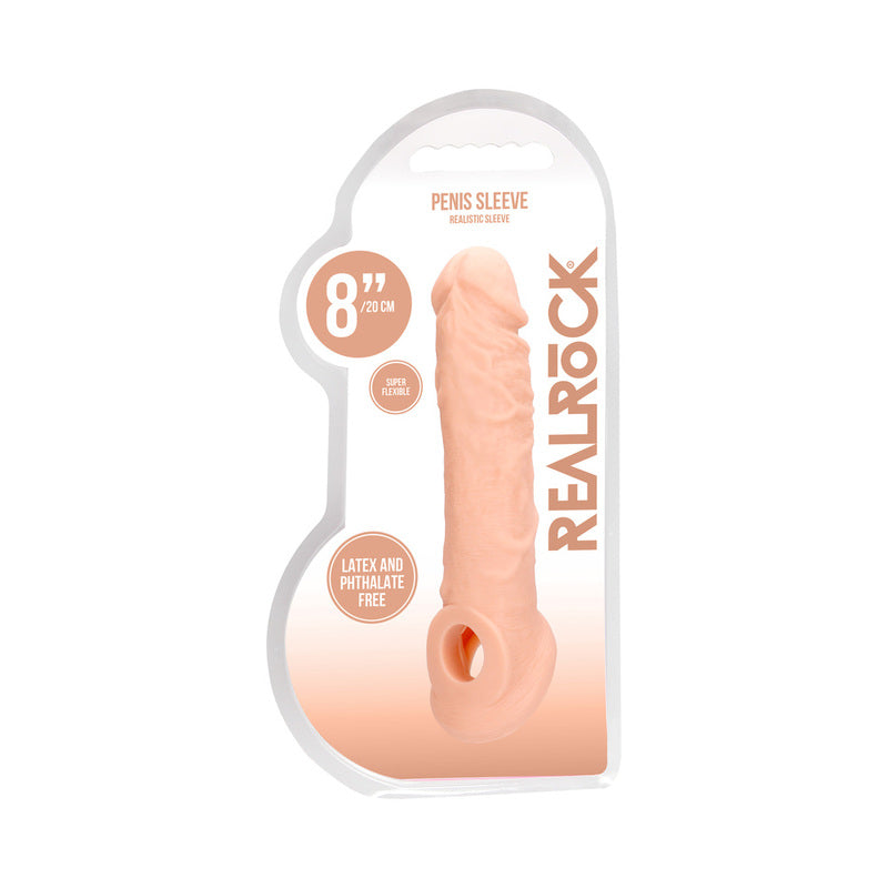 RealRock Skin 8 in. Penis Sling Beige
